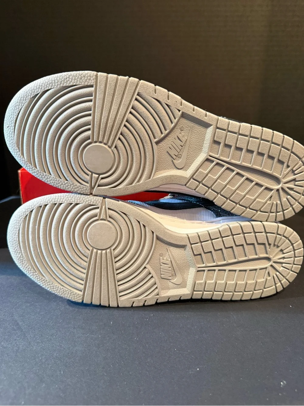 Women’s Nike Dunk Low Golden Gal  Sneakers - size 10W Silver, Black, White